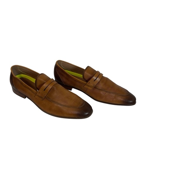 Men’s Moretti‎ Gold Label Leather Loafers Like New Size 12D - Picture 5 of 10